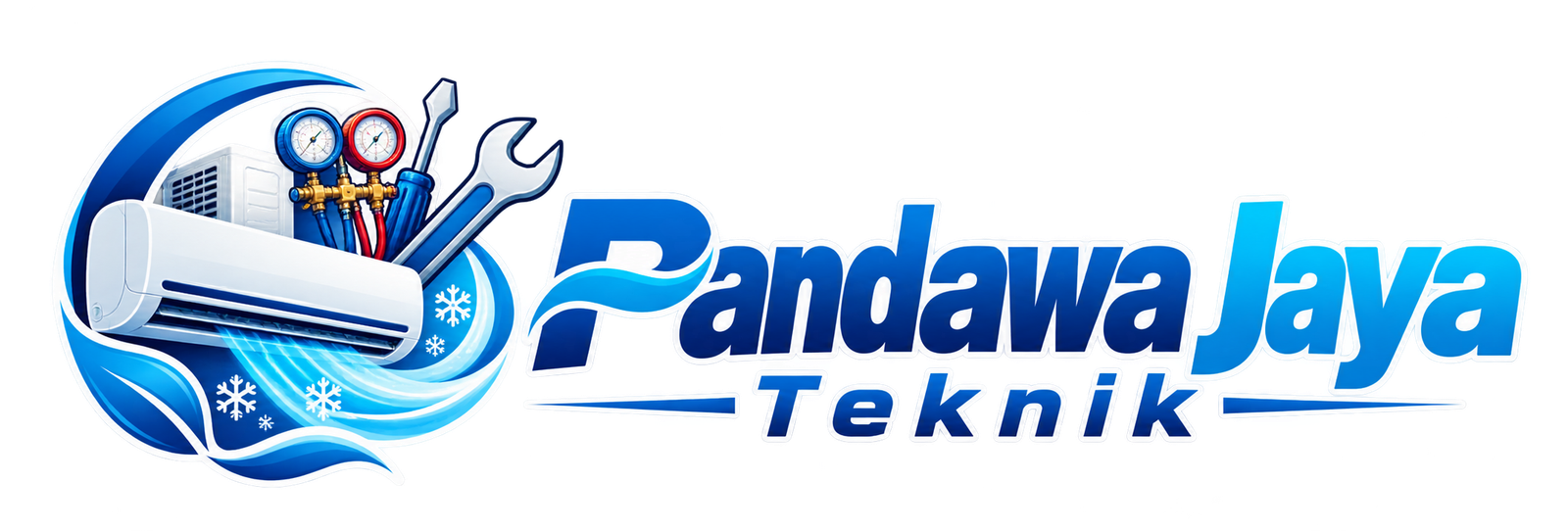 Pandawa Jaya Teknik AC Logo jasa service ac jakarta
